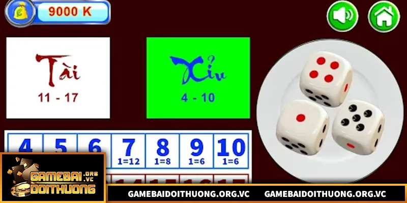 Tài xỉu 3D mang đến trải nghiệm cá cược trực quan, dễ theo dõi